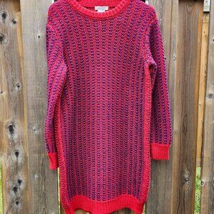 Cocogio Knit Sweater Dress Women's Size Small WOOL Blend